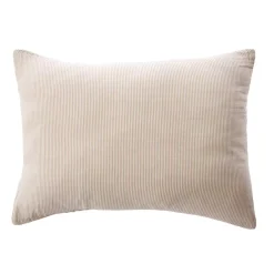 Outlet Federa rettangolare in garza di cotone (50 x 80 cm) Gaïa a righe Corda Federe Cuscino Letto