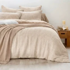 Sale Federa rettangolare in garza di cotone (50 x 70 cm) Gaïa Federe Cuscino Letto