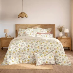 Discount Federa rettangolare in garza di cotone (50 x 70 cm) Gaïa Aquarelle Multicolore Federe Cuscino Letto