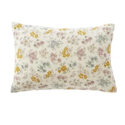 Discount Federa rettangolare in garza di cotone (50 x 70 cm) Gaïa Aquarelle Multicolore Federe Cuscino Letto