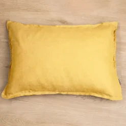Clearance Federa rettangolare lino lavato (80 cm) Louise Federe Cuscino Letto