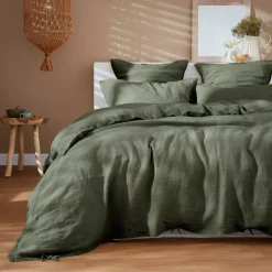 New Federa rettangolare lino lavato (70 cm) Louise Federe Cuscino Letto