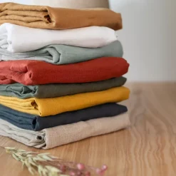 Federa rettangolare lino lavato (70 cm) Louise Federe Cuscino Letto