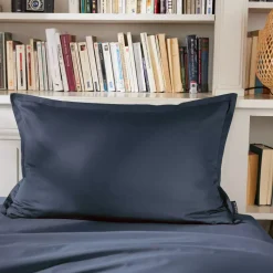 Hot Federa rettangolare percalle di cotone (70 cm) Cali Blu marine Federe Cuscino Letto