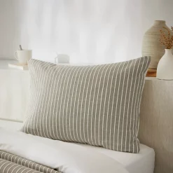 Hot Federa rettangolare reversibile in cotone testurizzato e percale (50 x 70 cm) Alice Federe Cuscino Letto
