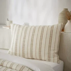 Best Federa rettangolare reversibile in cotone testurizzato e percale (50 x 80 cm) Alice Federe Cuscino Letto