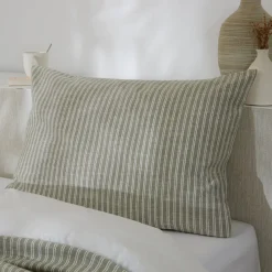 Discount Federa rettangolare reversibile in cotone testurizzato e percalle (50 x 80 cm) Alice Federe Cuscino Letto