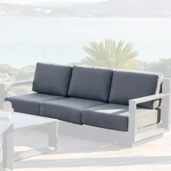 New Federe per cuscini di ricambio per Divano 3 posti Elba Grigio Accessori E Cuscini