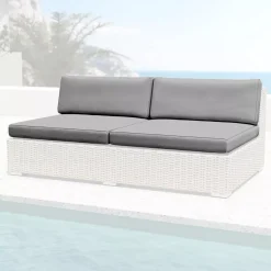 New Federe per cuscini di ricambio per Divano da giardino 2 posti Palma Accessori E Cuscini
