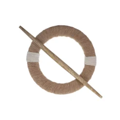 Fermacapelli in legno di mangrovia Sacha Accessori E Elementi Decorativi