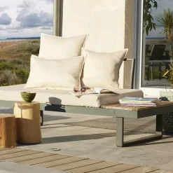 Hot Fodera per cuscino da esterno quadrata Naia Ecrù Cuscino Decorativo Per Esterno|Accessori E Cuscini