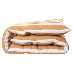 Fodera per cuscino da sdraio idrorepellente (190 x 70 cm) Noa Giallo ocra