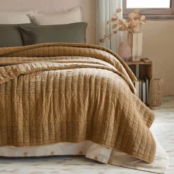 Hot Fodera per cuscino quadrata in cotone (60 x 60 cm) Lena Federe Cuscino Letto