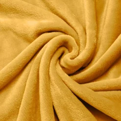 Fodera per cuscino quadrata in flanella (60 x 60 cm) Didou Giallo senape