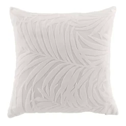 Fodera per cuscino quadrata in velluto (40 x 40 cm) Natureo Ecru