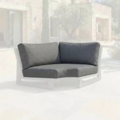Fodere per cuscini di ricambio per d'angolo Long Beach Grigio Accessori E Cuscini
