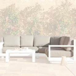 Outlet Fodere per cuscini di ricambio per divano da giardino angolare Elba Accessori E Cuscini