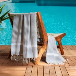 Online Fouta cotone riciclato (100 x 200 cm) Selma Biancheria Bagno|Fouta