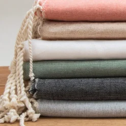 Best Fouta cotone riciclato (100 x 200 cm) Sunshine Nera Biancheria Bagno|Fouta