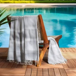 Outlet Fouta cotone riciclato (200 x 200 cm) Summer Biancheria Bagno|Fouta