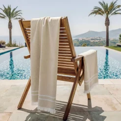 Discount Fouta doppio cotone e spugna (180 x 180 cm) Elora Biancheria Bagno|Fouta