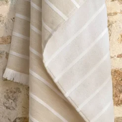 Sale Fouta in cotone e spugna (95 x 180 cm) Sabbia Biancheria Bagno|Fouta