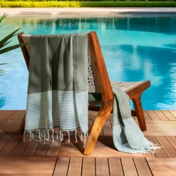Hot Fouta in cotone riciclato (100 x 200 cm) Oceano Biancheria Bagno|Fouta