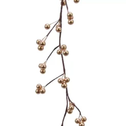Ghirlanda di Bacche laccate (125 cm) Célénia Champagne