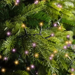 Ghirlanda di luci 22,5 m 1000 LED cavo nero NewLuxe Bicolore Arancione/viola
