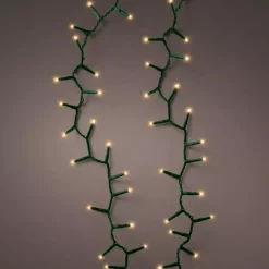 Ghirlanda di luci 45 m 2000 LED cavo verde NewLuxe Bianco caldo dorato