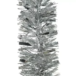Ghirlanda di Natale (Ø10 cm) (2 m) Alpine distrutturata Argento