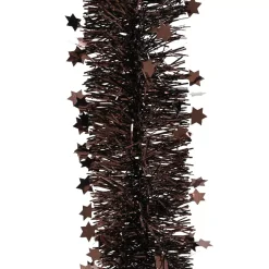 Ghirlanda di Natale (D9 cm) stellata Alpine Nero tartufo