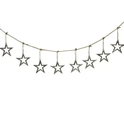 Ghirlanda Farandole di stelle Argento