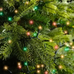 Ghirlanda luminosa Lusso 5,60 m 768 LED cavo verde Luxe Tricolore Verde/Rosso/Bianco