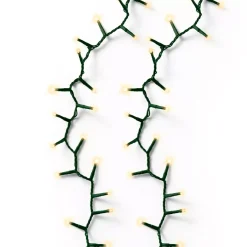Ghirlanda luminosa 16 m 750 LED cavo verde Luxe Bianco caldo Champagne