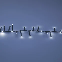 Ghirlanda luminosa 15 m 1060 LED cavo nero effetto cascata Bianco freddo