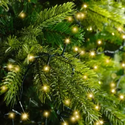 Ghirlanda luminosa 60 m 3000 LED cavo verde Luxe Bianco caldo Champagne