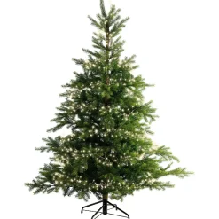 Ghirlanda luminosa 12 m 960 Micro LED cavo argento Luxe Bianco caldo