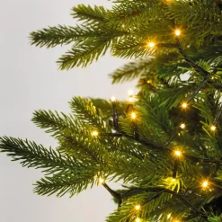 Ghirlanda luminosa 18 m 1440 Micro LED cavo nero Luxe Bianco caldo