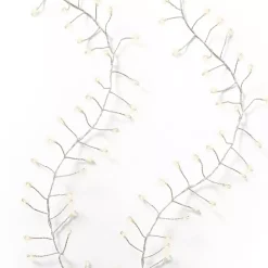 Ghirlanda luminosa 6 m 480 Micro LED cavo argento Luxe Bianco caldo