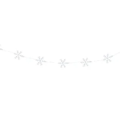 Ghirlanda luminosa 2,25 m 160 micro LED Cristalli di neve Bianco freddo