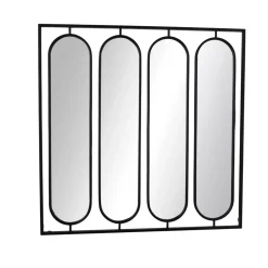 Grande specchio da parete (127 cm) Indio Nero