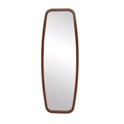 Grande specchio da parete con cornice in legno (170 cm) Amarino Marrone