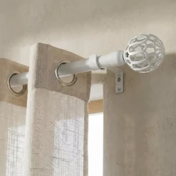 Online Kit asta per tenda estensibile (L120 - L210 cm / D19 mm) Facette opaco Tende : Bastoni, Aste E Supporti|Asta A Soffitto