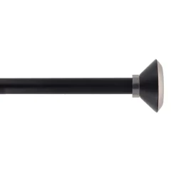 Hot Kit asta tenda estensibile (L120 - L210 cm / D19 mm) Coni e Nero Tende : Bastoni, Aste E Supporti