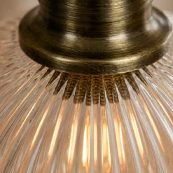 Lampada a sospensione in vetro (D20 cm) Velden Trasparente