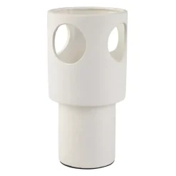 Lampada da tavolo in Ceramica (H27 cm) Nova Bianca