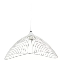 Lampadario a sospensione (D45 cm) Filla Bianco