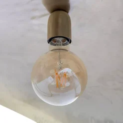 Lampadario a sospensione in metallo (D80 cm) Arlo Dorato