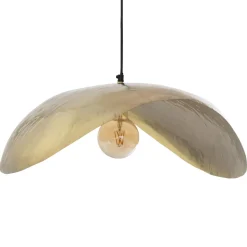 Lampadario a sospensione in metallo (D80 cm) Arlo Dorato